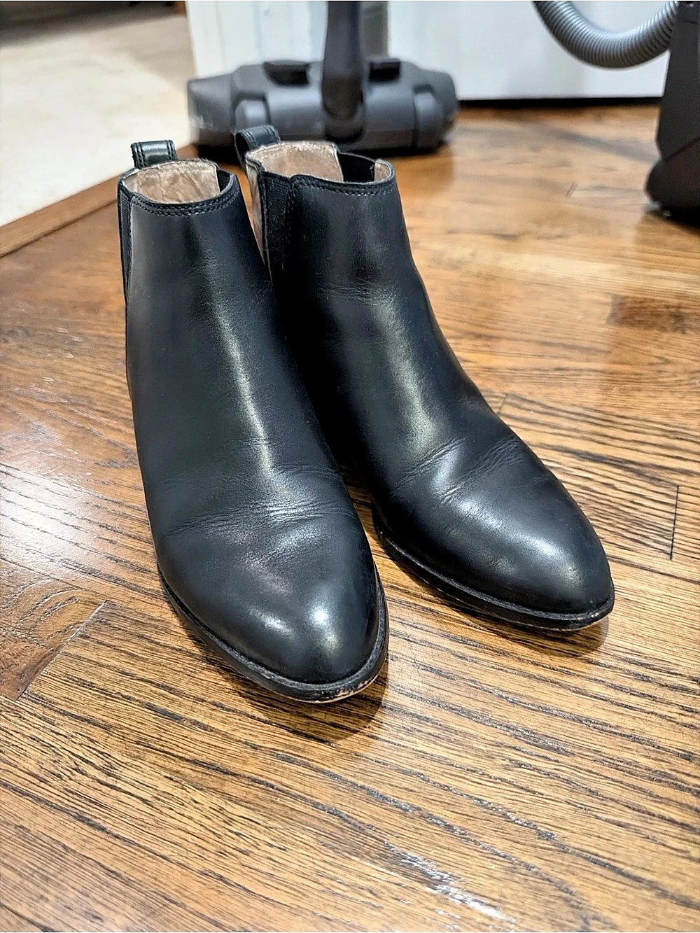 Madewell Chelsea Boot Black Leather Chelsea Ankle Boots